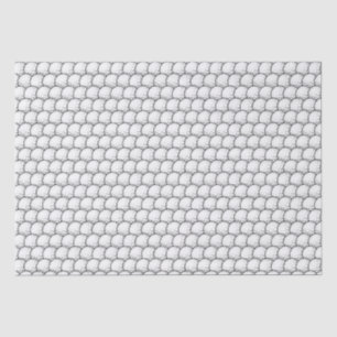 Papier Mousseline Cool golf ball sports carrelé motif