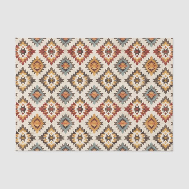 Papier Mousseline Cool Western amoureux motif découpage (Recto)