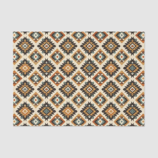 Papier Mousseline Cool Western amoureux motif découpage (Recto)