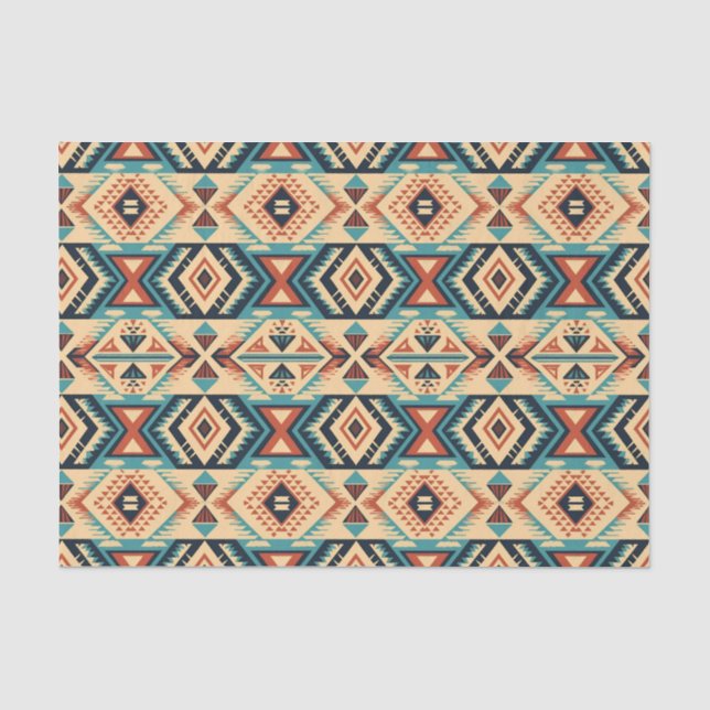 Papier Mousseline Cool Western amoureux motif découpage (Recto)