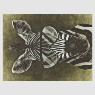 Papier Mousseline Cool Zebra Abstrait