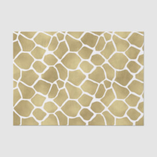 Papier Mousseline Copie de girafe d'or
