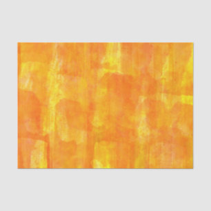 Papier Mousseline Copie orange d'aquarelle partout