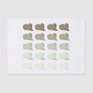 Papier Mousseline Copybara Capybara