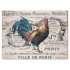 Coq Paris vintage mouchoir de fête
