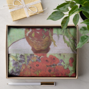 Papier Mousseline Coquelicots et pâquerettes par Vincent van Gogh
