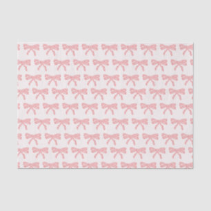 Papier Mousseline Coquette arcs rayés rose et rouge