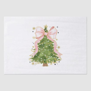 Papier Mousseline Coquette Bow Christmas Tree Vacances Fille tenue W