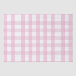 Papier Mousseline Coquette Pink Plaid