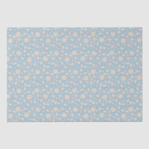 Papier Mousseline Coquillages et perles éparpillés
