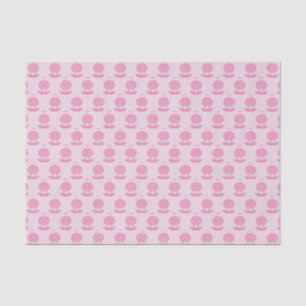 Papier Mousseline Coquille d'huître rose pour bébé et modèle de perl