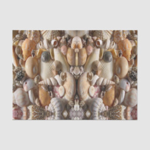 Papier Mousseline Coquilles en papier de tissu décoratif