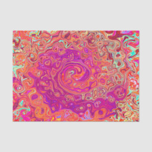 Papier Mousseline Corail Abstrait rétro et spirale de marbre pourpre