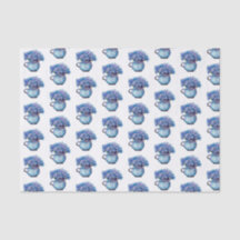 Cornouailles bleues dans une cruche ц в е т о к к 