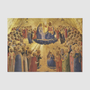 Papier Mousseline Coronation de la Vierge par Fra Angelico
