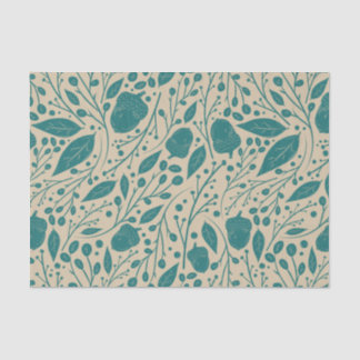 Papier Mousseline Cosy Vintage Christmas Bliss Bleu