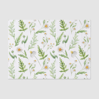 Papier Mousseline Cottagecore Green Woodland Forest Motif de fougère