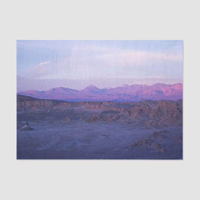 Papier Mousseline Coucher de soleil sur Moon Valley - Carte postale  (Recto)