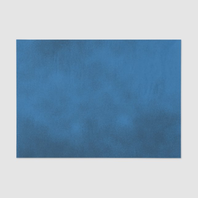 Papier Mousseline Couleur bleue profonde de tache (Recto)