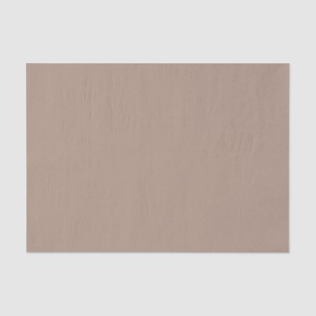 Papier Mousseline Couleur solide Brown neutre chaud (Recto)