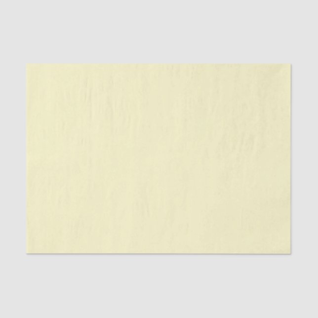 Papier Mousseline Couleur solide de chiffon citron (Recto)