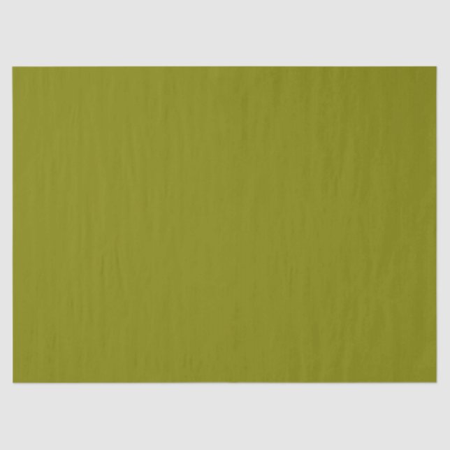 Papier Mousseline Couleur solide d'olive (Recto)
