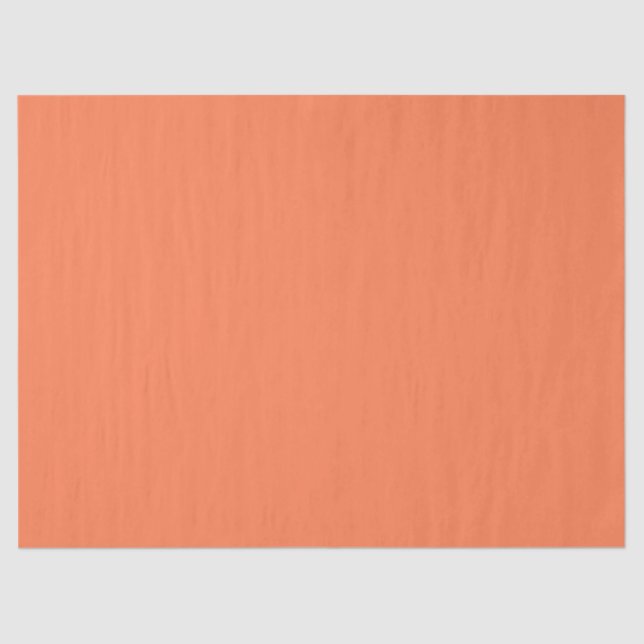 Papier Mousseline Couleur solide du corail (Recto)
