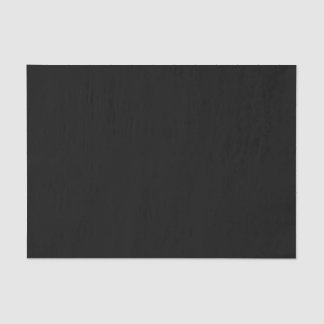 Papier Mousseline Couleur solide noire classique intemporelle