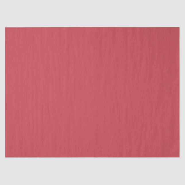 Papier Mousseline Couleur solide rouge fraise (Recto)