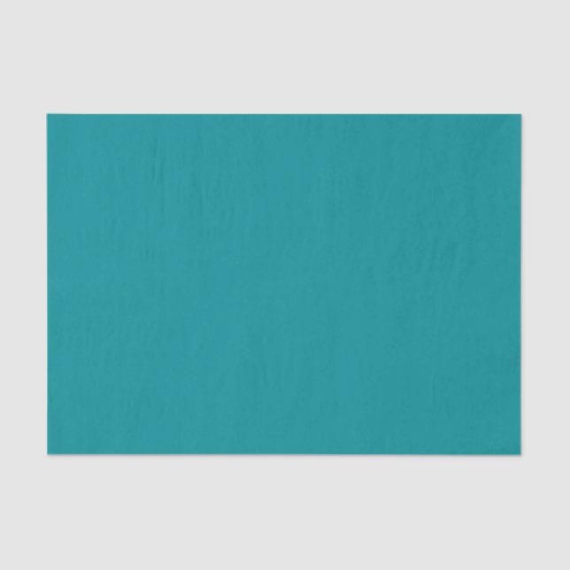 Papier Mousseline Couleur solide Turquoise (Recto)