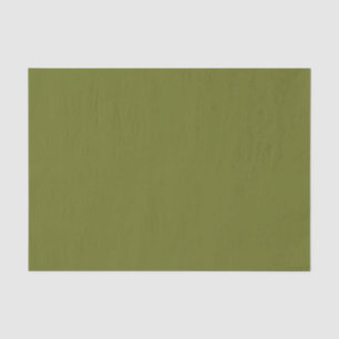 Papier Mousseline Couleur solide vert olive