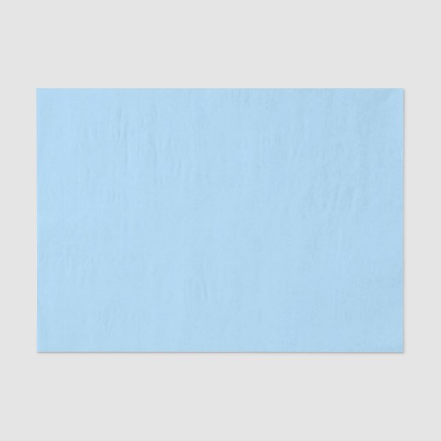 Papier Mousseline Couleur uni bleu clair pour bébé (Recto)
