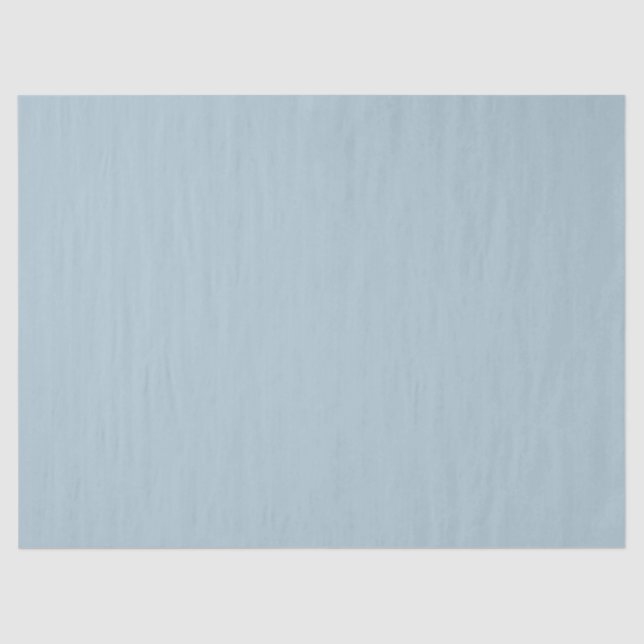 Papier Mousseline Couleur uni bleu pastel (Recto)