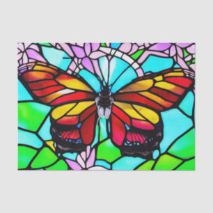 Papier Mousseline Couleurs de feu Moth Papillon découpage