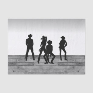 Papier Mousseline Country Western Fun