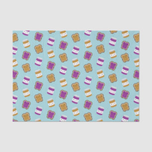 Papier Mousseline Couple de sandwich au beurre de cacahuète et gelée