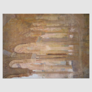 Papier Mousseline Cour des Lions, Alhambra (par Henri Regnault)