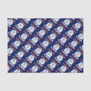 Papier Mousseline Coureur par temps froid - Courir est neige beaucou