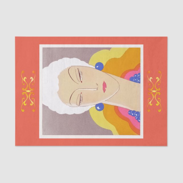 Papier Mousseline Couverture du magazine de mode Art-Goût-Beauté (Recto)