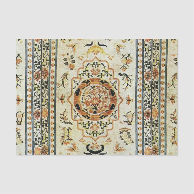 Papier Mousseline Couverture orientale en couleurs les couleurs (Recto)
