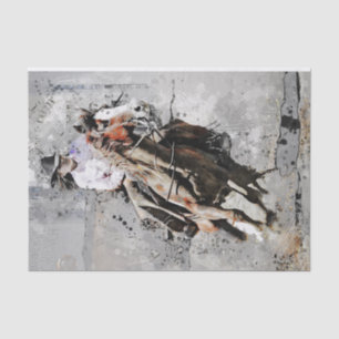 Papier Mousseline Cowgirl