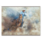 Cowgirl Western Barrel Racing