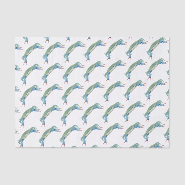 Papier Mousseline Crabe (Recto)