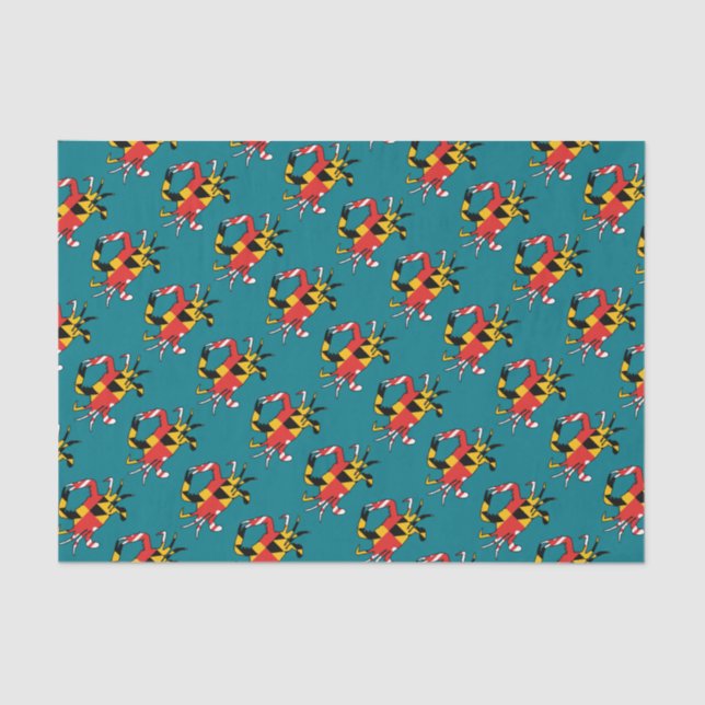 Papier Mousseline Crabe du Maryland (Recto)