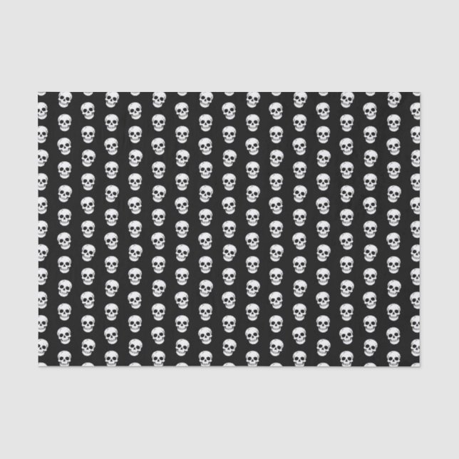 Papier Mousseline Crânes (Recto)