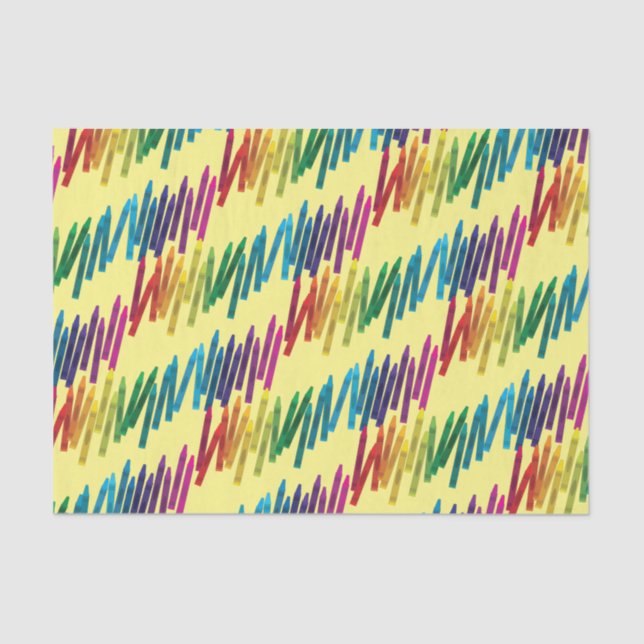 Papier Mousseline Crayons Anniversaire de enfant Party Art joli colo (Recto)