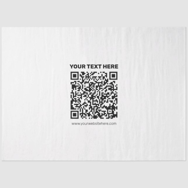 Papier Mousseline Créez instantanément un code QR pour n'importe que (Recto)