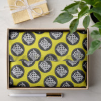 Créez votre propre fond jaune de logo répétitif
