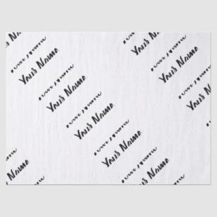 Papier Mousseline Créez votre propre nom personnalisé Enveloppe cade
