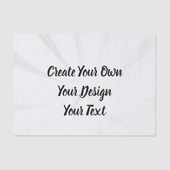 Papier Mousseline Créez votre propre personnalisation (Recto)